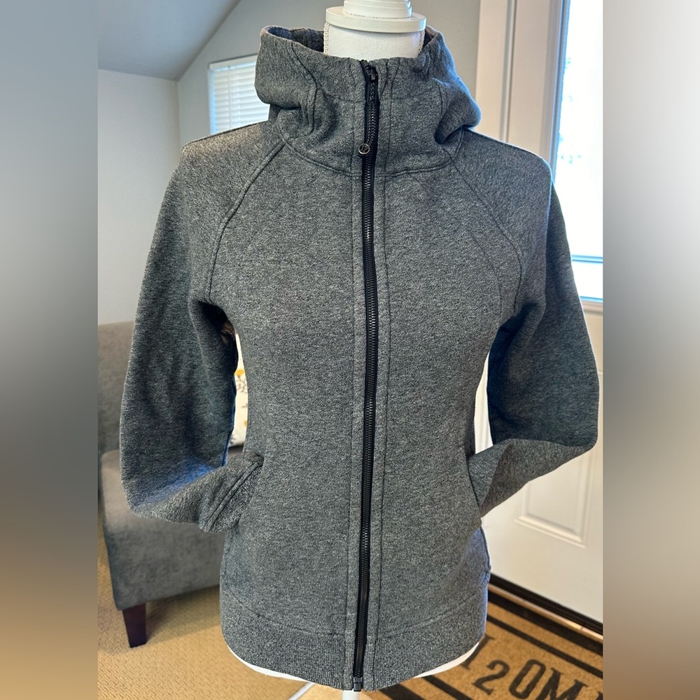 Lululemon Scuba Full-Zip Hoodie Heather Grey